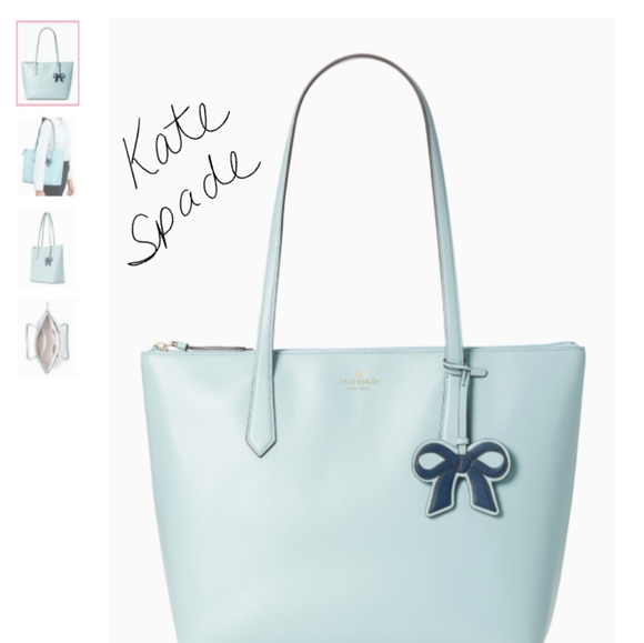 $3.99 SHIPPING Kate Spade Cassy Tote Bag Frosted Spearmint - Picture 4 of 13